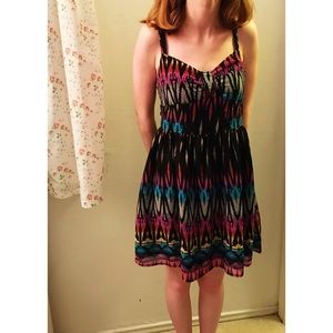 Forever 21 colorful patterned dress